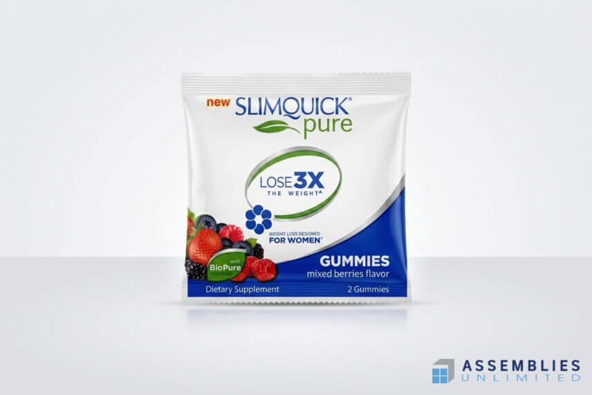Slimquick Pure Gummy Bear Pouch Mixed Berries