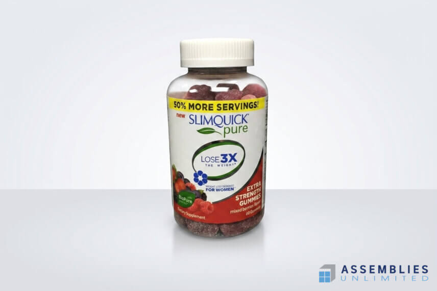 Slimquick Pure Gummy Bottle Packaging