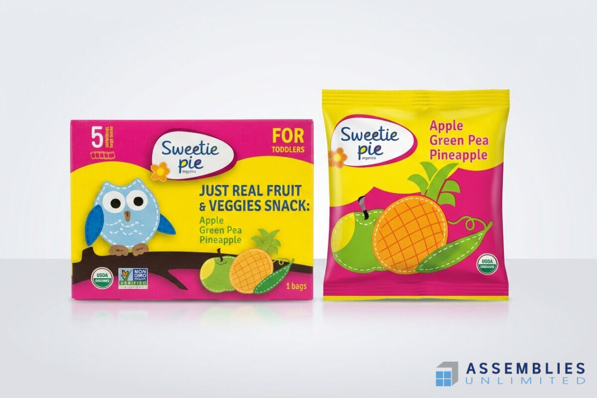Sweetie Pie Apple Green Pea Pineapple Carton