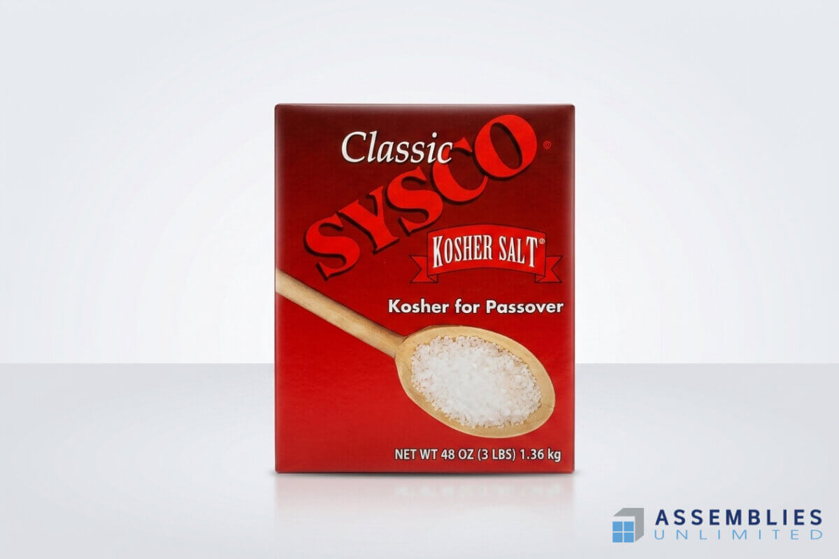Sysco Classic Kosher Salt Carton