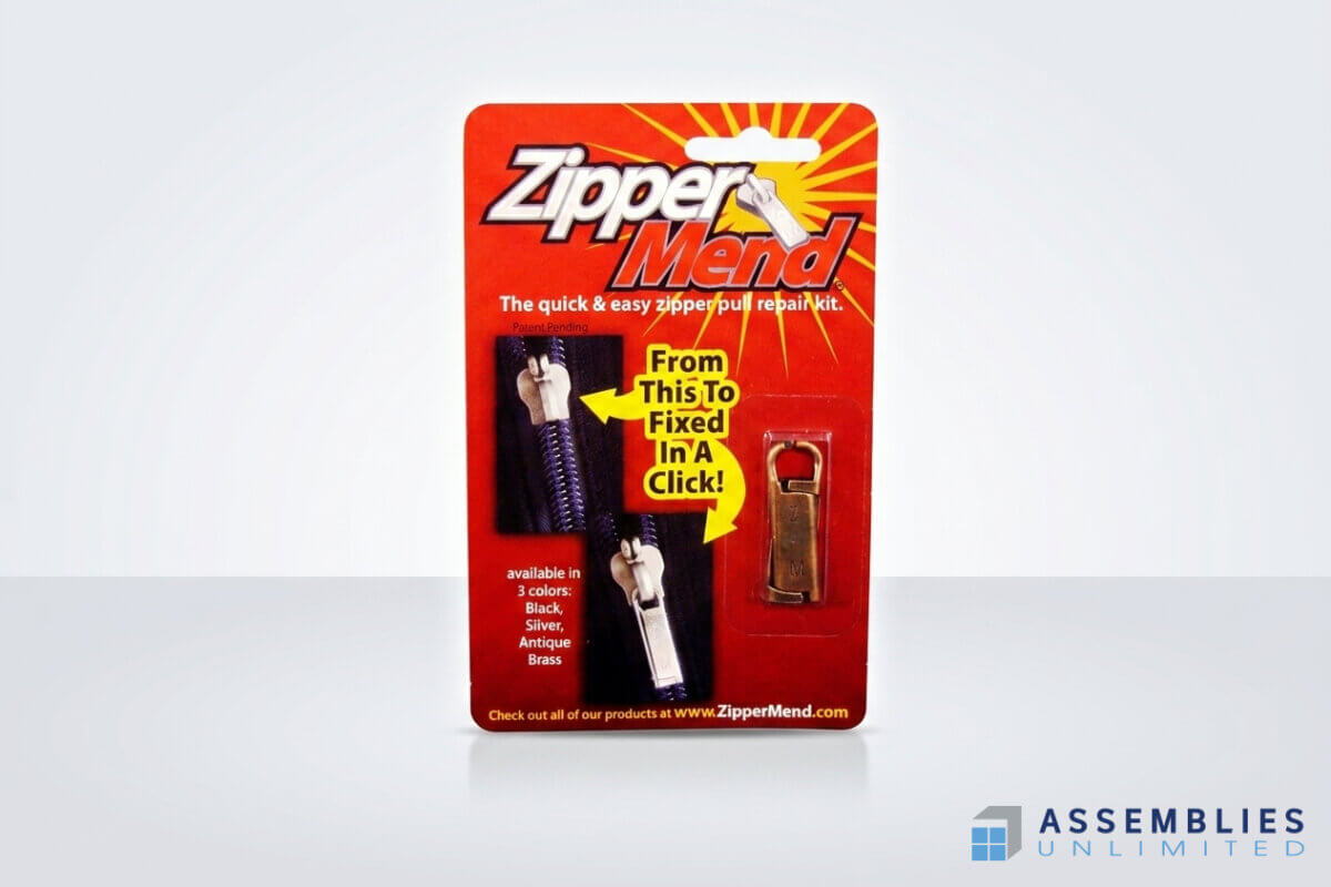 Zipper Mend Blister Pull Repair Kit