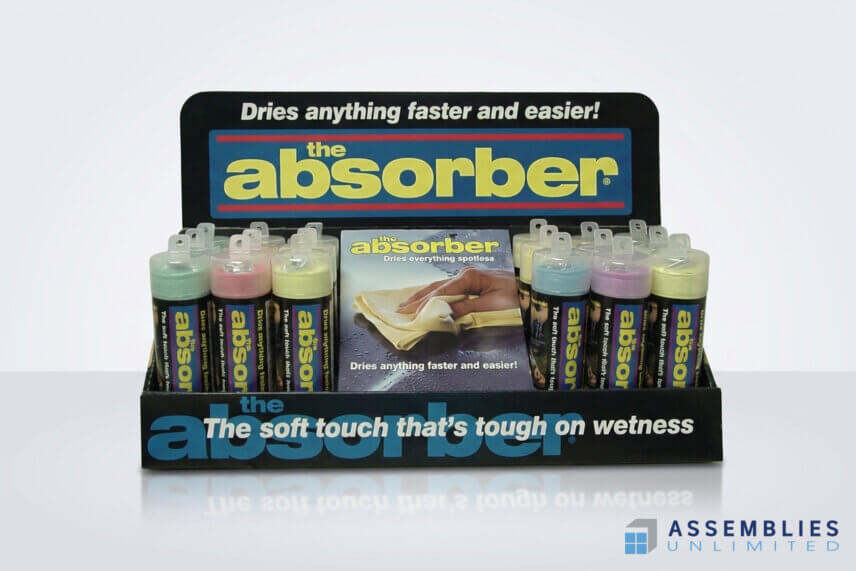 Absorber Pop Display Bottles