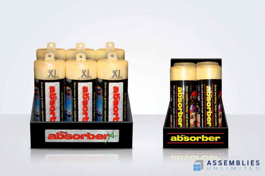 Absorber Xl Counter Display Packaging