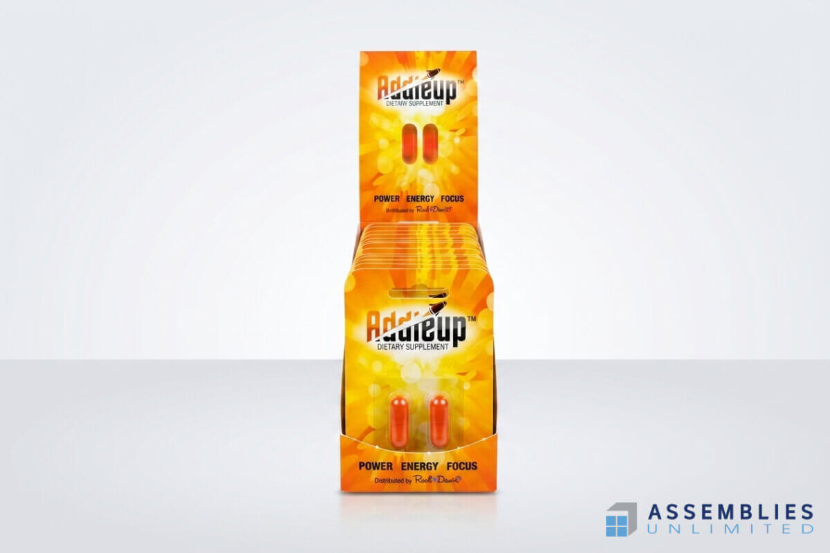 Addie Up Dietary Supplement Packaging