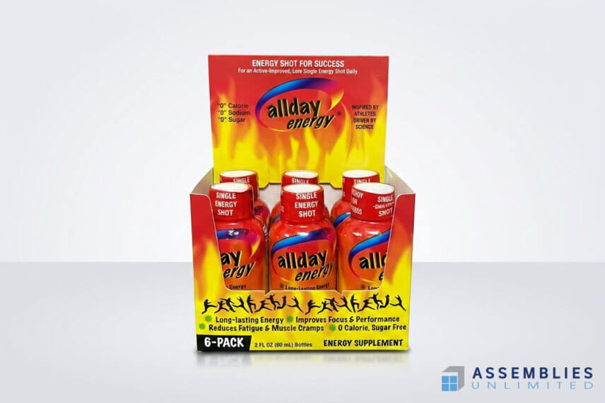Allday Energy Shot Pop Assembly 6 Pack