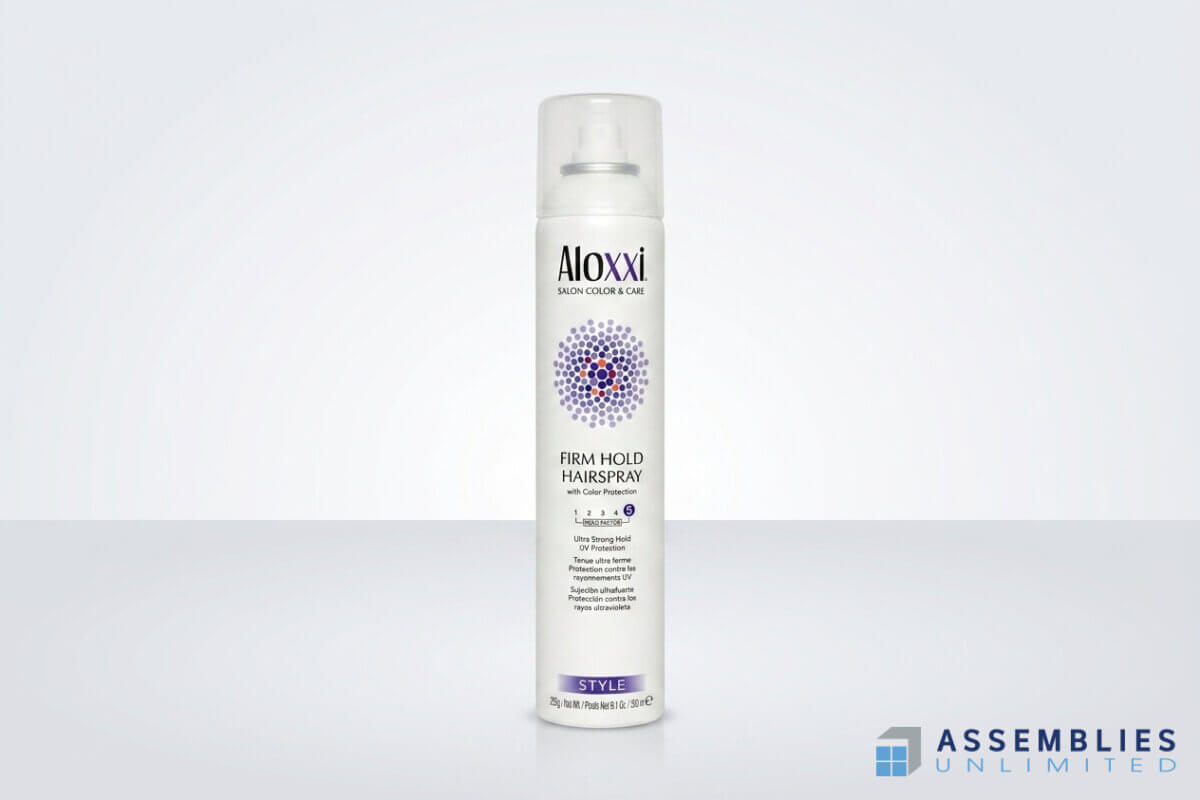 Aloxxi Firm Hold Hairspray Bottle