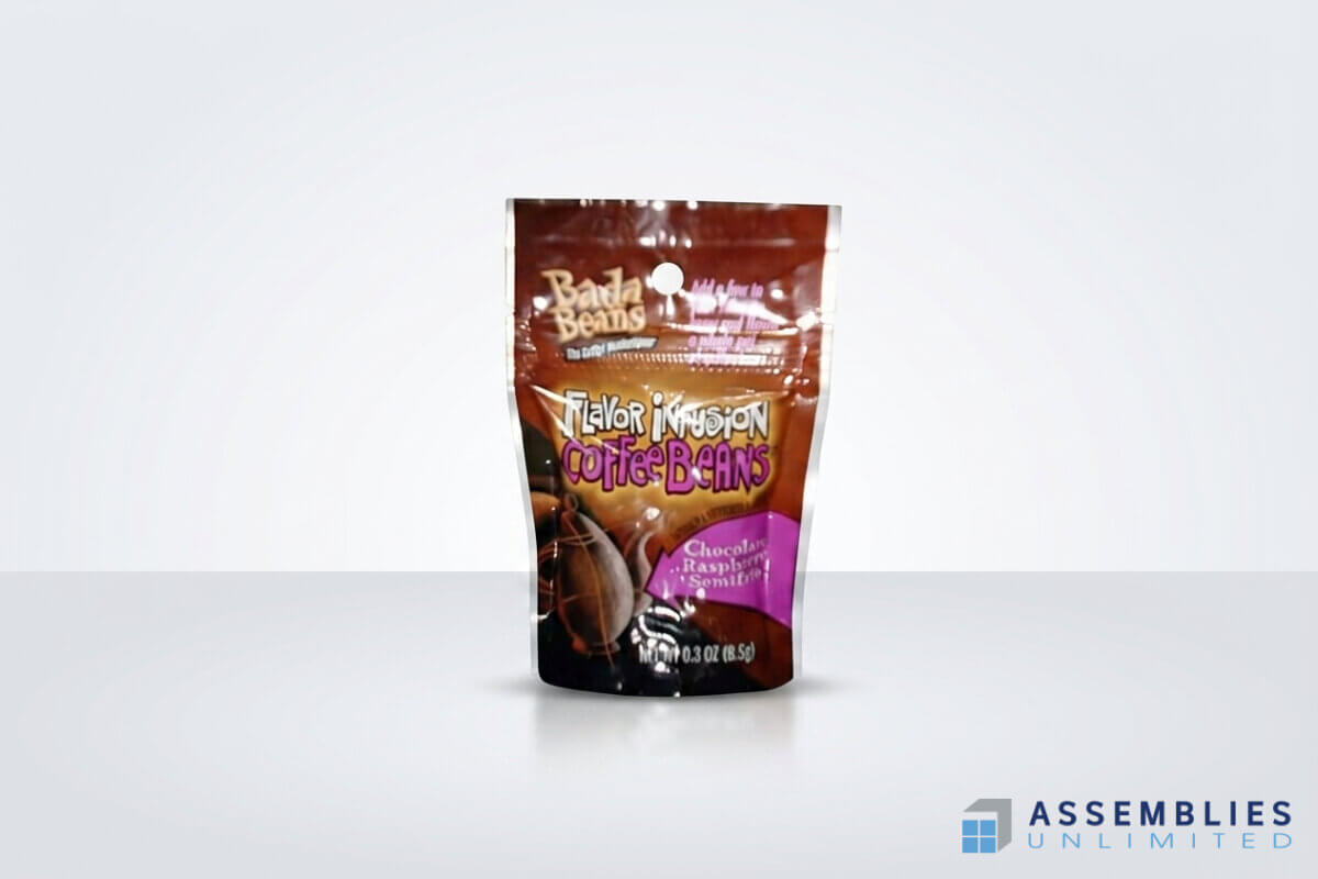Bada Beans Chocolate Raspberry Coffee Pouch
