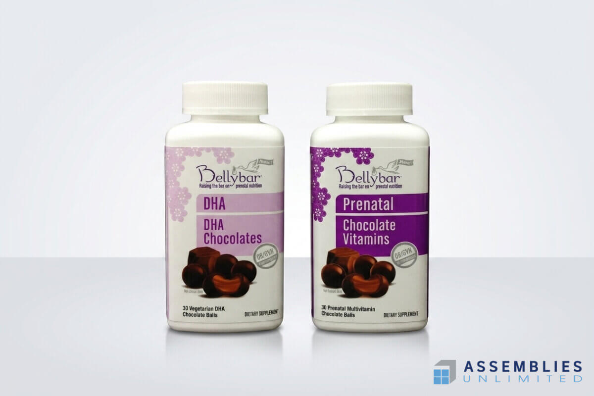 Bellybar Bottle Prenatal Dha Chocolate Supplement