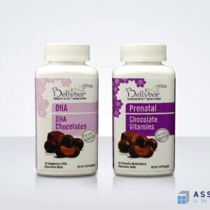 Bellybar Bottle Prenatal Dha Chocolate Supplement