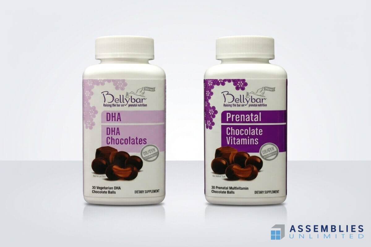 Bellybar Prenatal Chocolate Vitamins Bottle