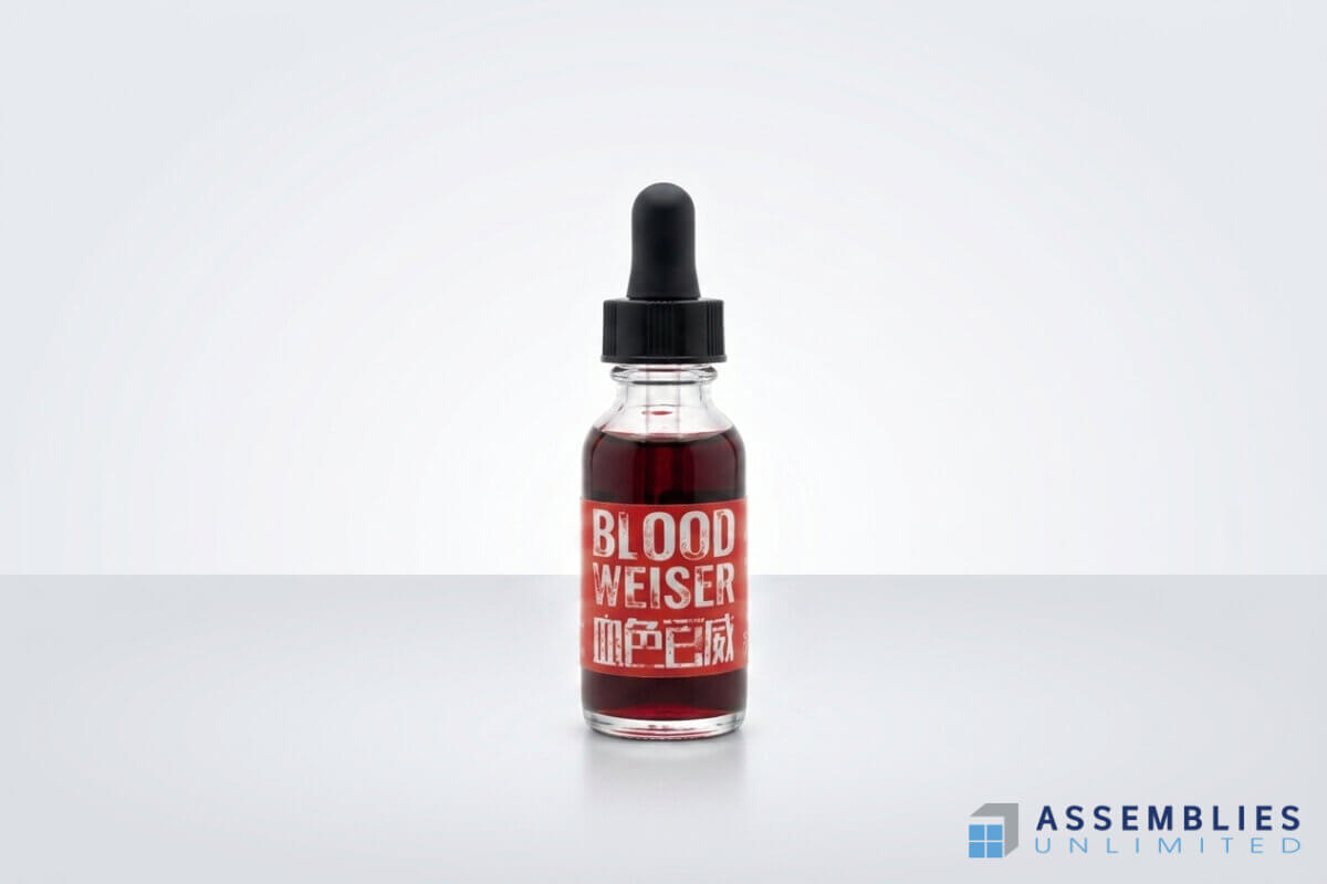 Blood Weiser Supplement Bottle Filling