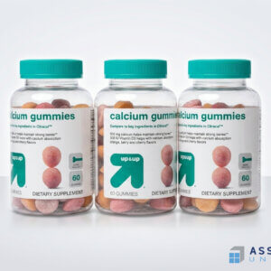 Bottle Calcium Gummies Supplement Packaging