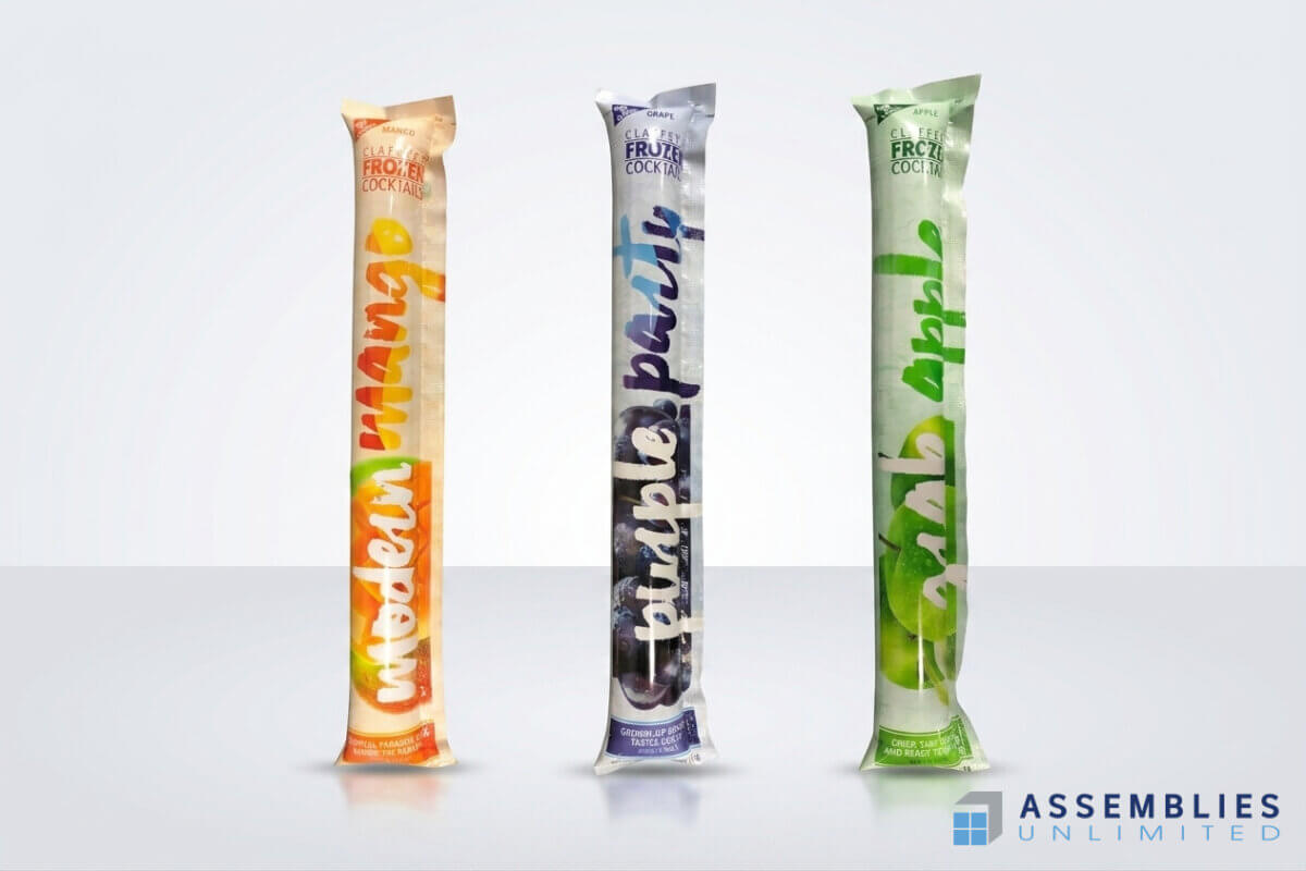 Claifeys Frozen Cocktail Pouch Packaging