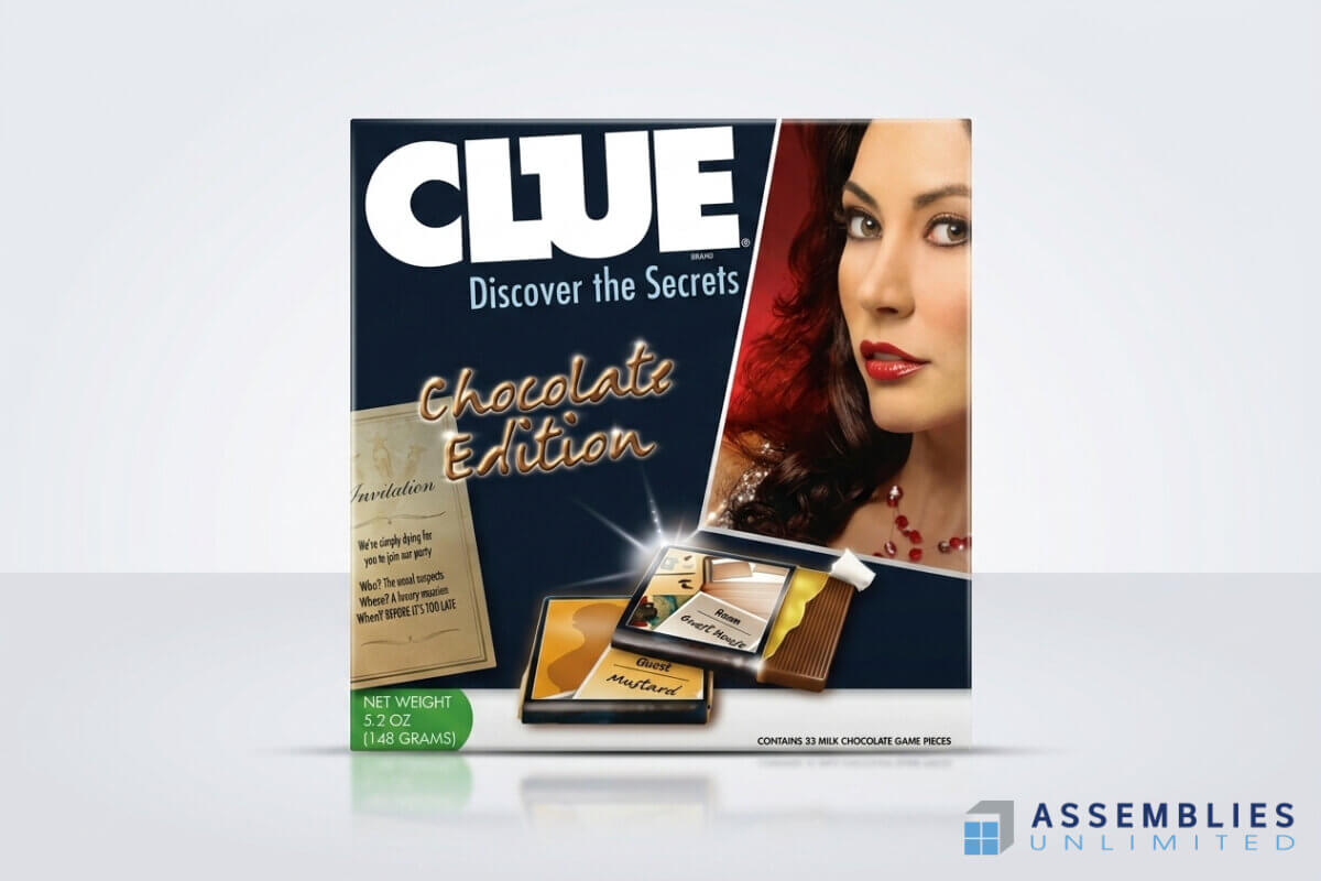 Clue Chocolate Edition Game Shrink Wrap