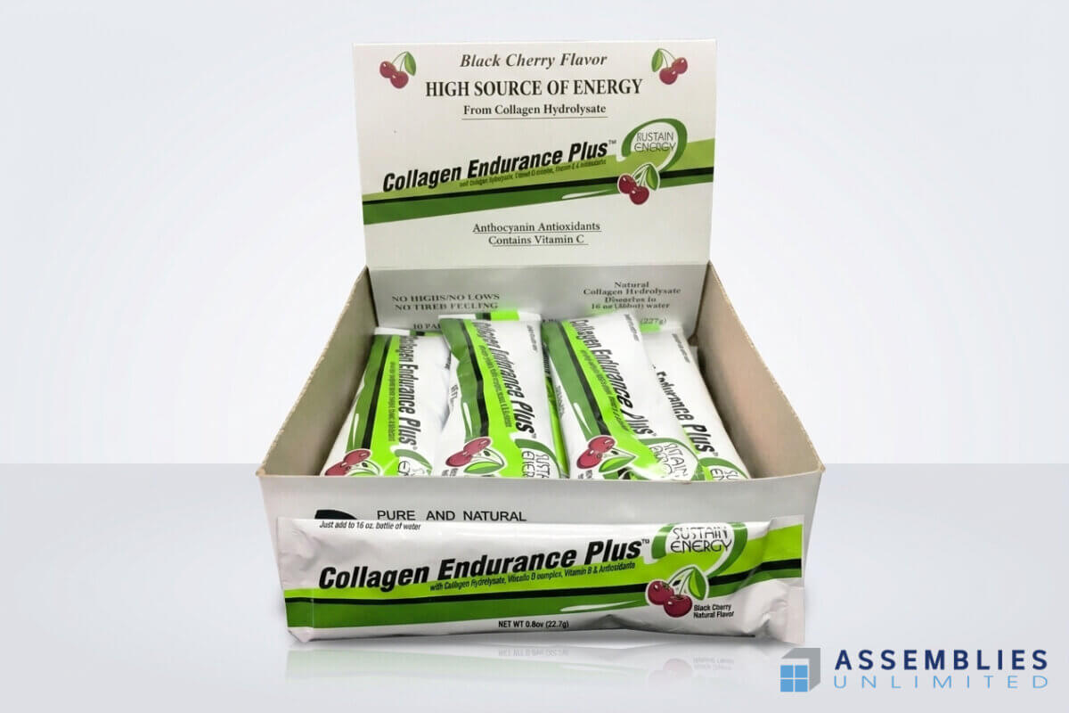 Collagen Endurance Plus Black Cherry Stick Packaging