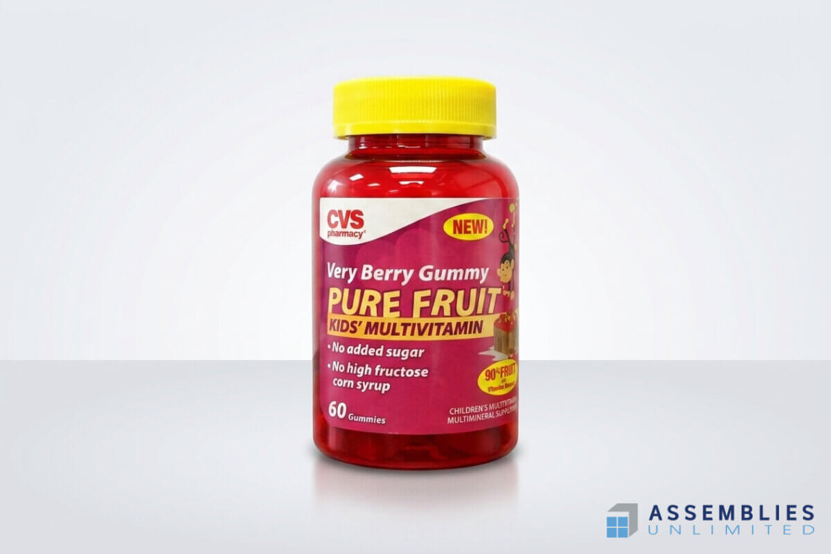 Cvs Very Berry Gummy Multivitamin Bottle
