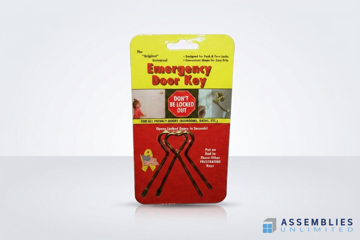 Emergency Door Key Skin Packaging