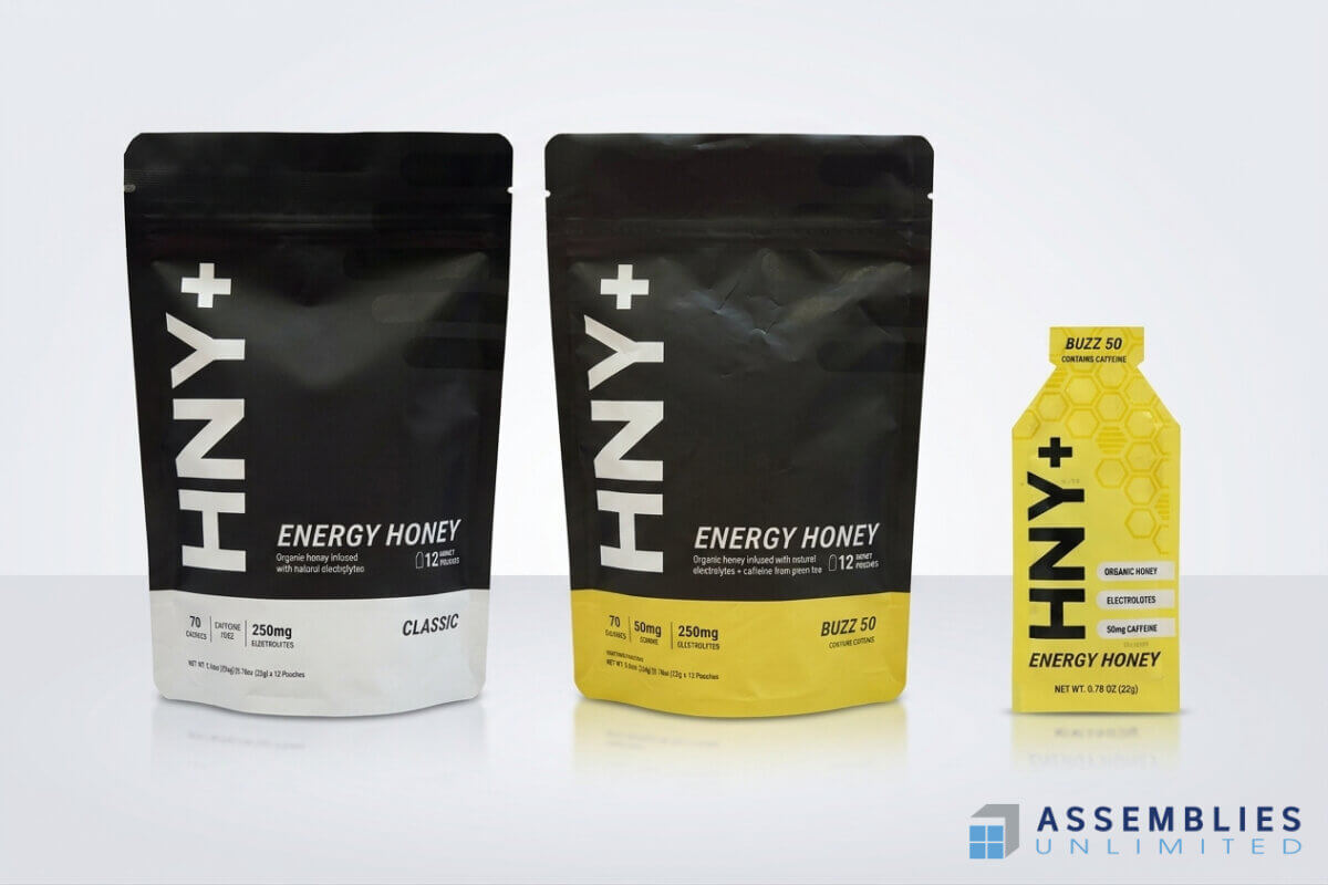 Energy Honey Pouch Liquid Packaging