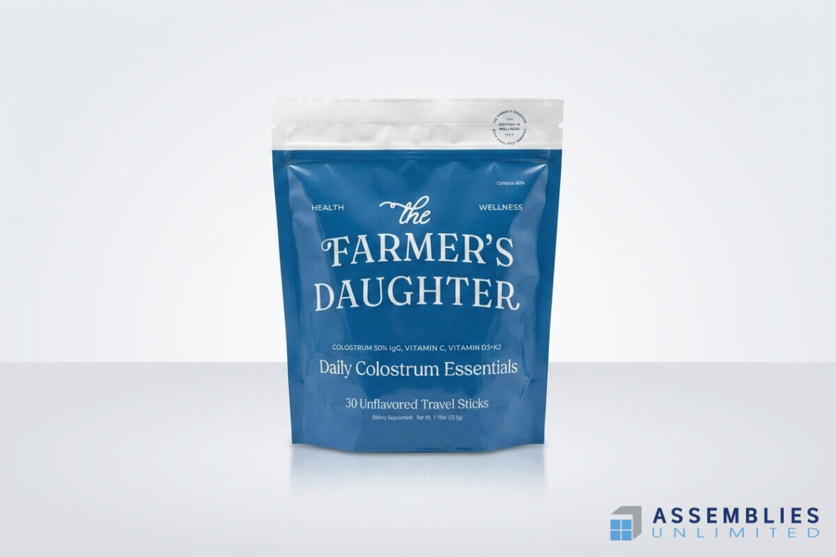 Farmer Daughter Colostrum Powder Packaging