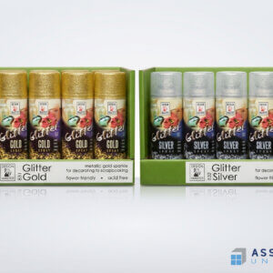Glitter Spray Pop Assembly Gold Silver