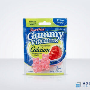 Gummy Vitamins Calcium Supplement Packaging