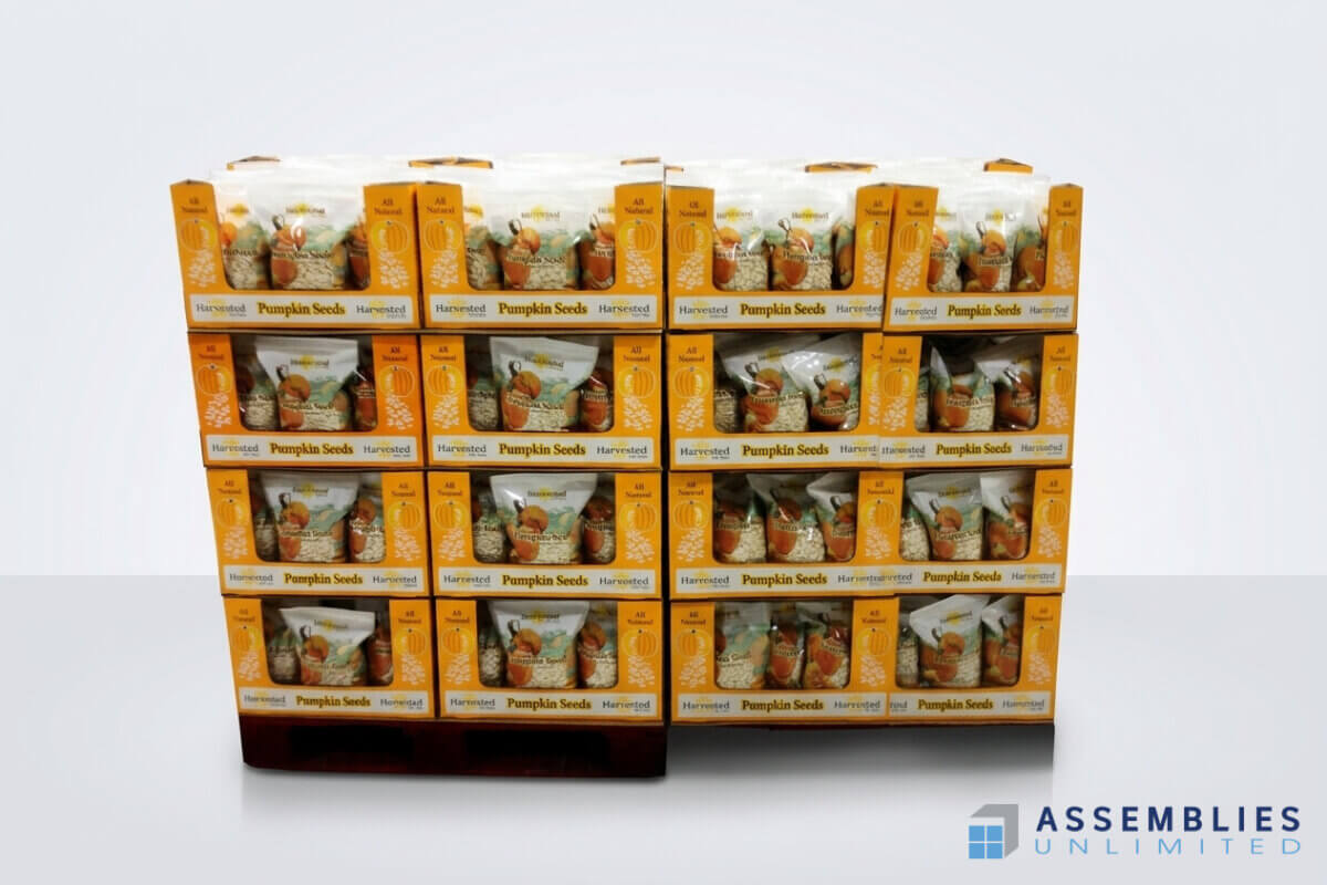 Harvested Pumpkin Seeds Pop Display Packaging