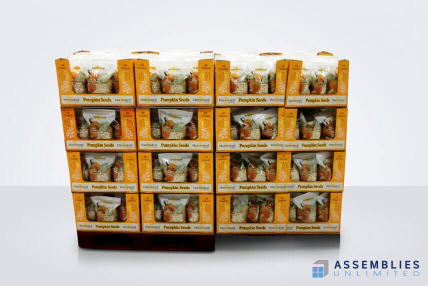 Harvested Pumpkin Seeds Pop Display Packaging