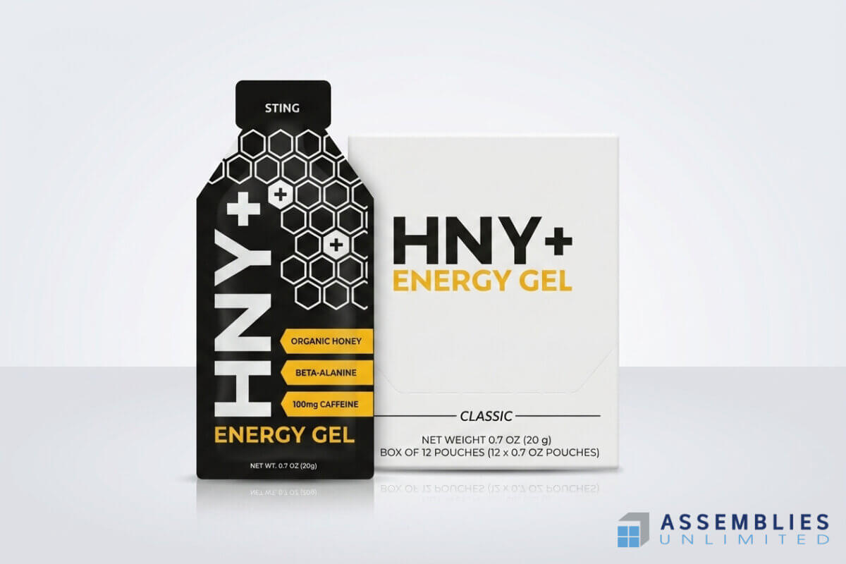 Hny Energy Gel Pouching Liquid Packaging
