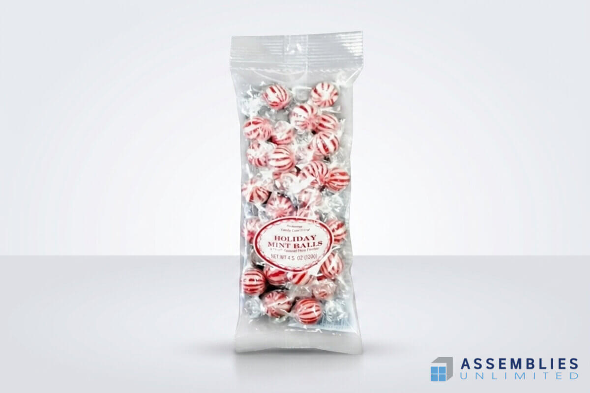 Holiday Mint Balls Cello Bag