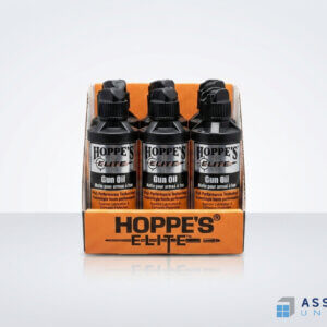 Hoppes Elite Gun Oil Bottles Display Packaging