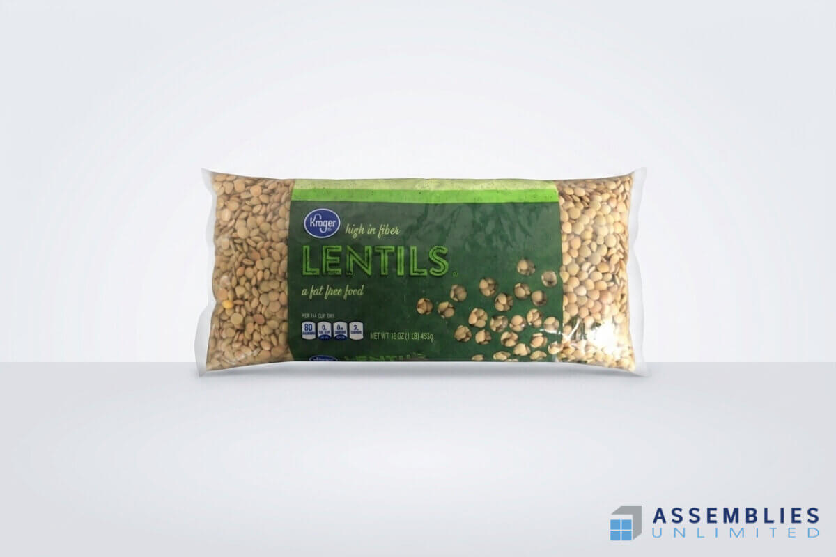 Kroger Lentils Pouch Powder Filling