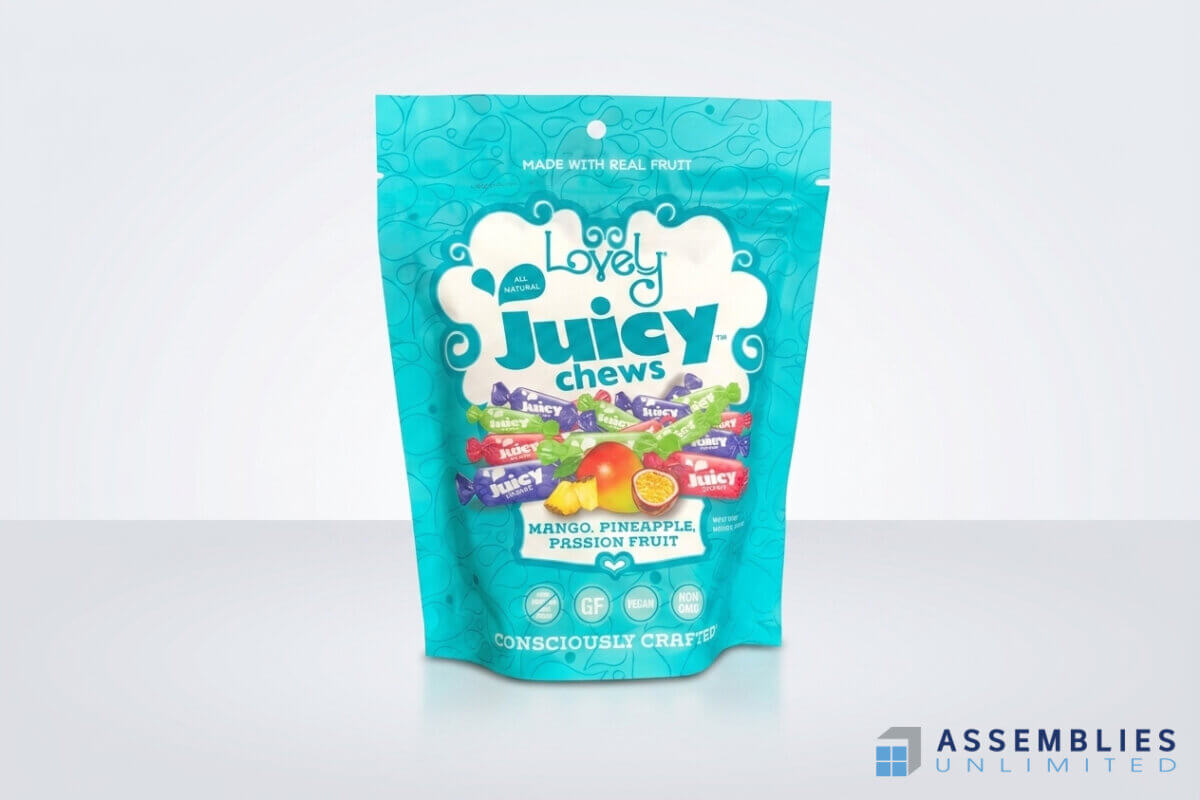 Lovely Juicy Chews Pouch Packaging