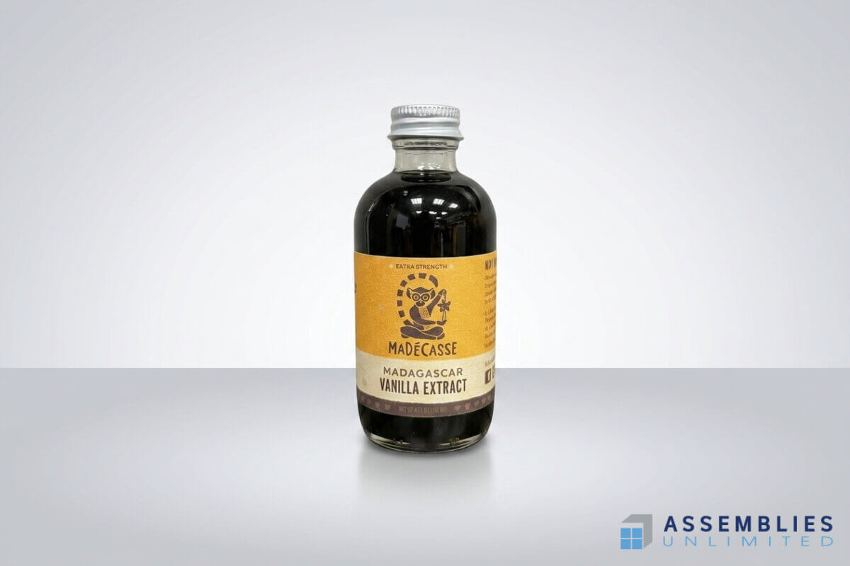 Madagascar Vanilla Extract Bottle Packaging