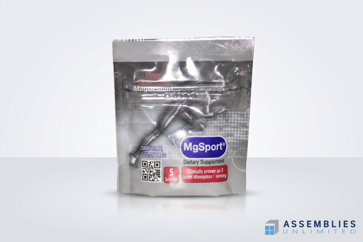 Mg Sport Pouch Dietary Supplement Packaging