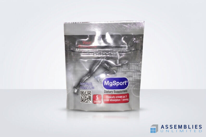 Mg Sport Pouch Dietary Supplement Packaging