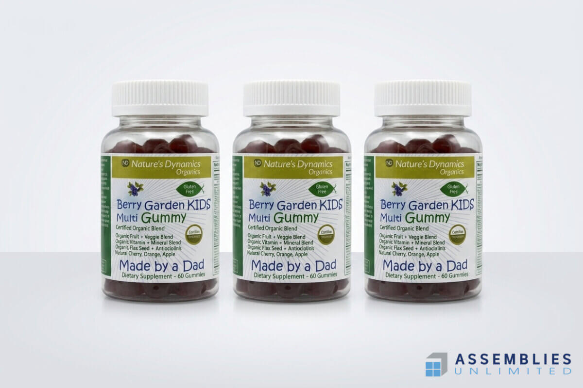 Nature Dynamics Berry Garden Kids Gummy Bottles