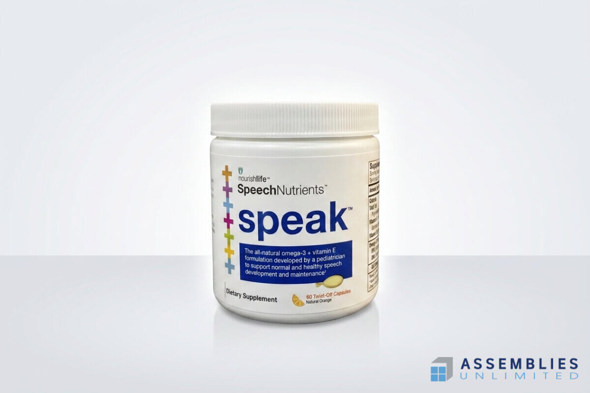 Nourishlife Speak Omega 3 Softgels Bottle
