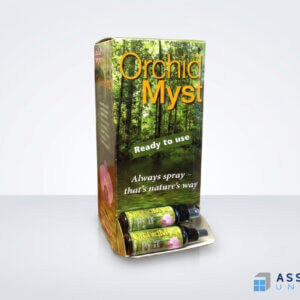 Orchid Myst Spray Bottle Packaging Display