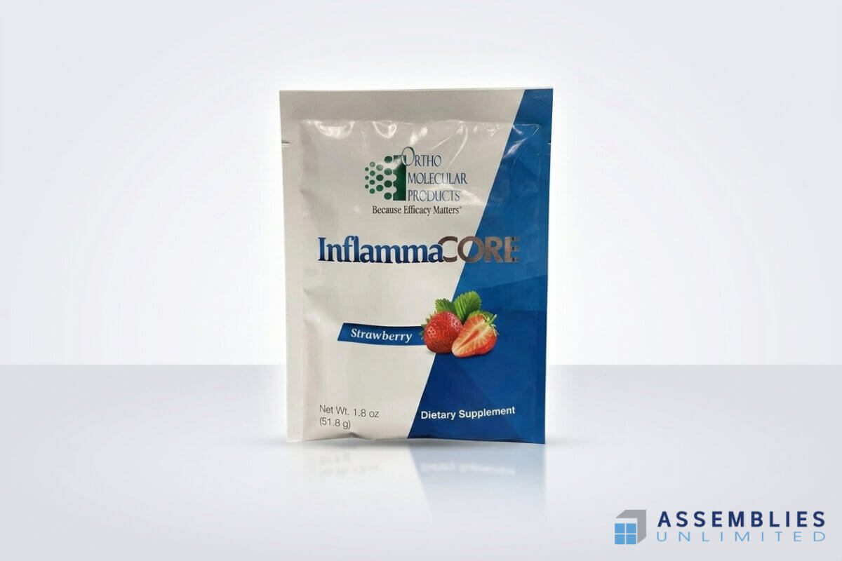 Ortho Molecular Inflammacore Strawberry Supplement Pouch