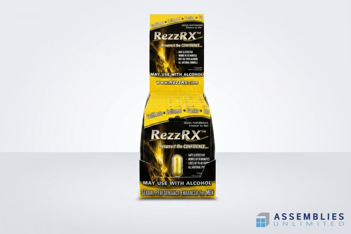 Rezzrx Sexual Performance Enhancer Pop Display
