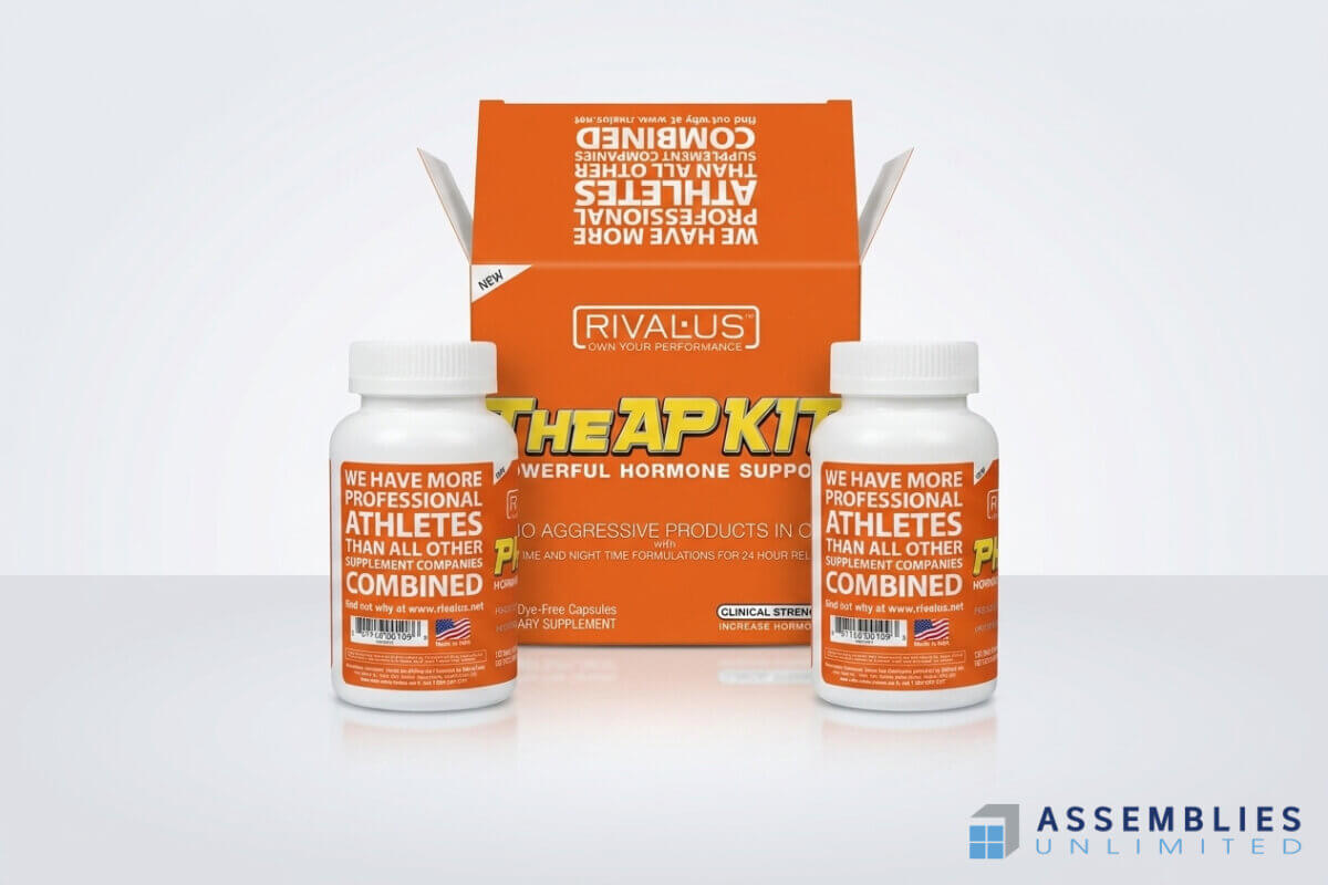 Rivalus Cheap Kit Supplement Bottle Packaging