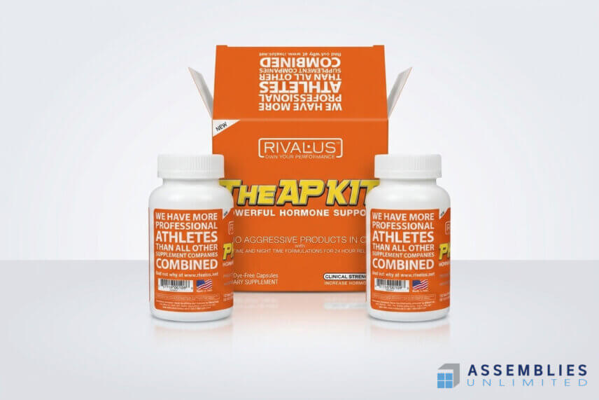 Rivalus Cheap Kit Supplement Bottle Packaging