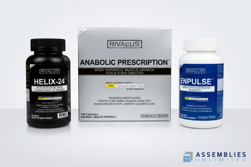 Rivalus Supplement Bottle Packaging