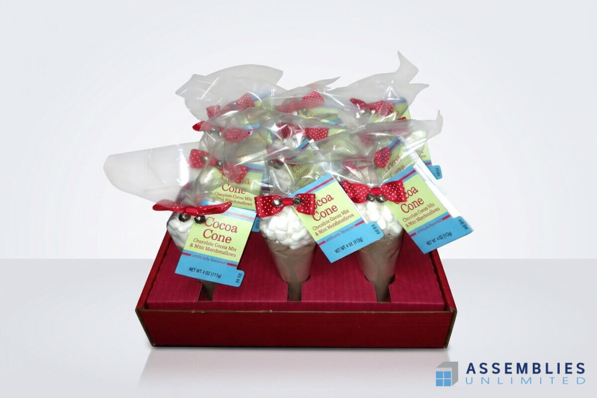 Seasonal Gift Cocoa Cone Packaging