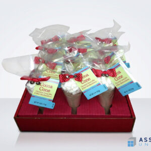 Seasonal Gift Cocoa Cone Packaging