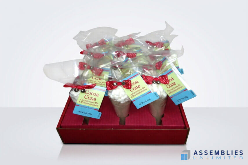 Seasonal Gift Cocoa Cone Packaging