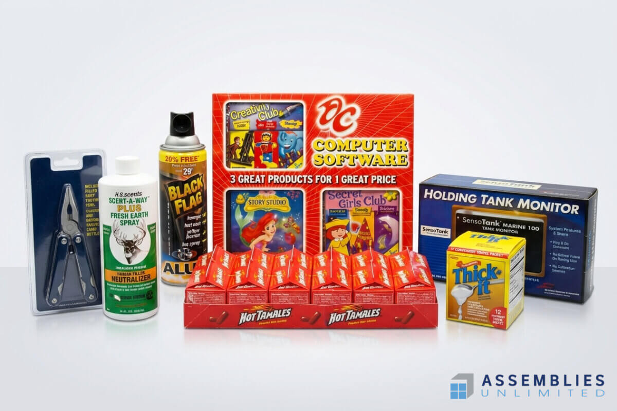 Secondary Packaging Shrink Wrap Display