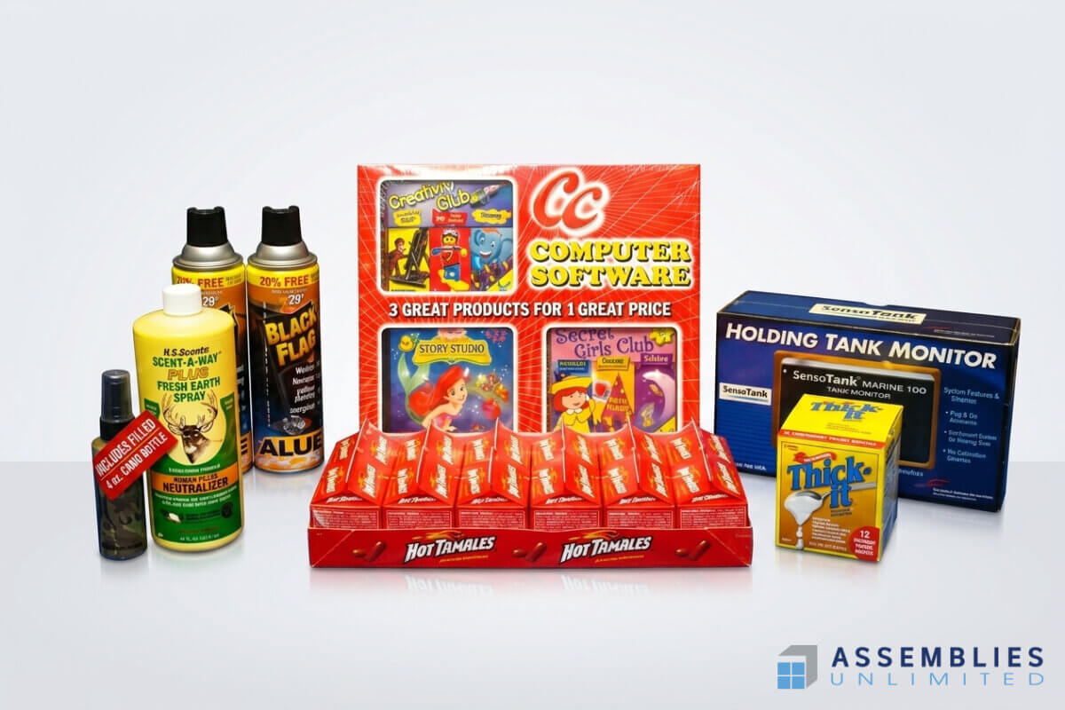 Shrink Wrap Display Assortment Packaging