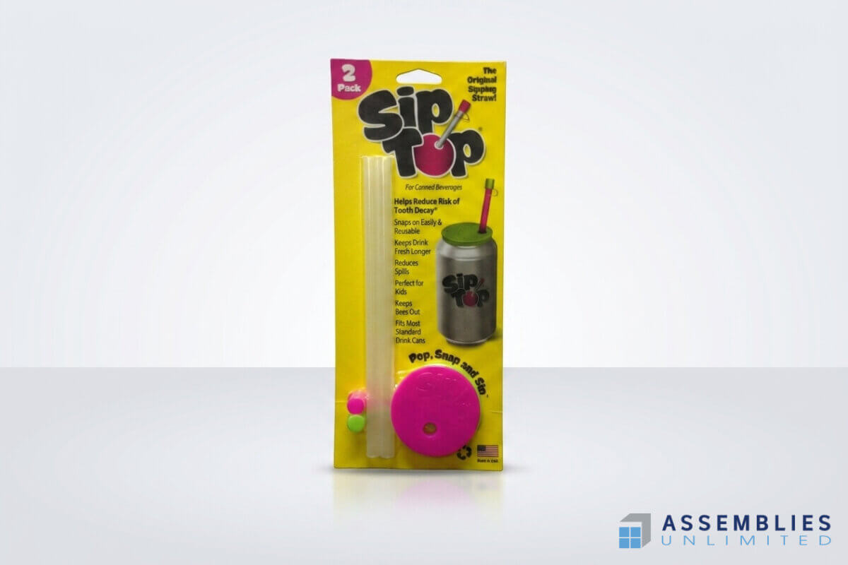 Sip Top Sipping Straw Packaging