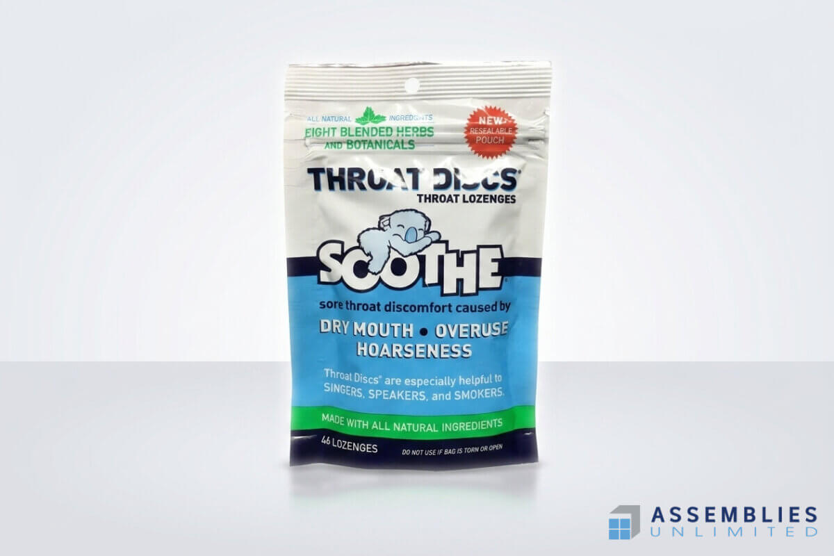 Soothe Throat Discs Resealable Pouch